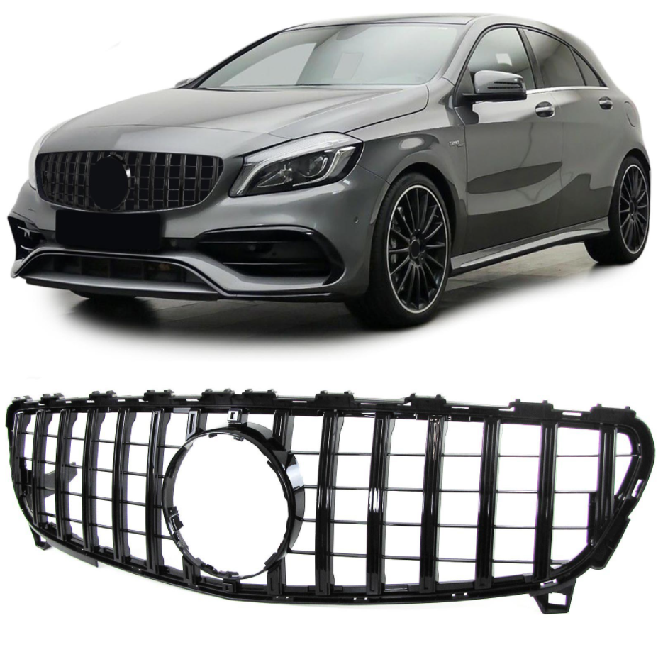 Športna maska Mercedes A W176 15- črna sijaj