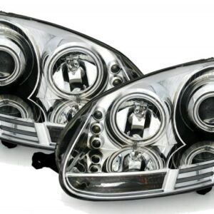 Angel eyes žarometi VW Golf 5 03-09 CCFL krom