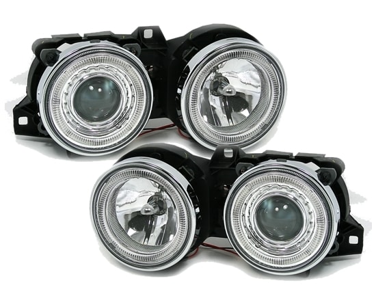 Angel eyes žarometi BMW Serija 3 E30 krom - slika 2