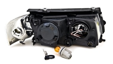 Žarometi VW Passat B5 3B 96-00 črni z meglenkami - slika 3