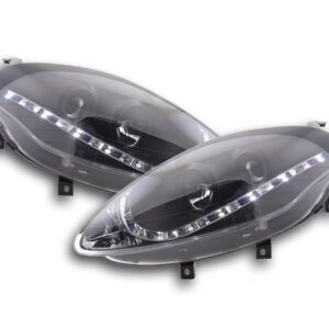 Žarometi Fiat Bravo LED DRL dnevne črni