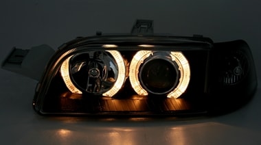 Angel eyes žarometi Fiat Punto I 93-99 črni V1 - slika 2