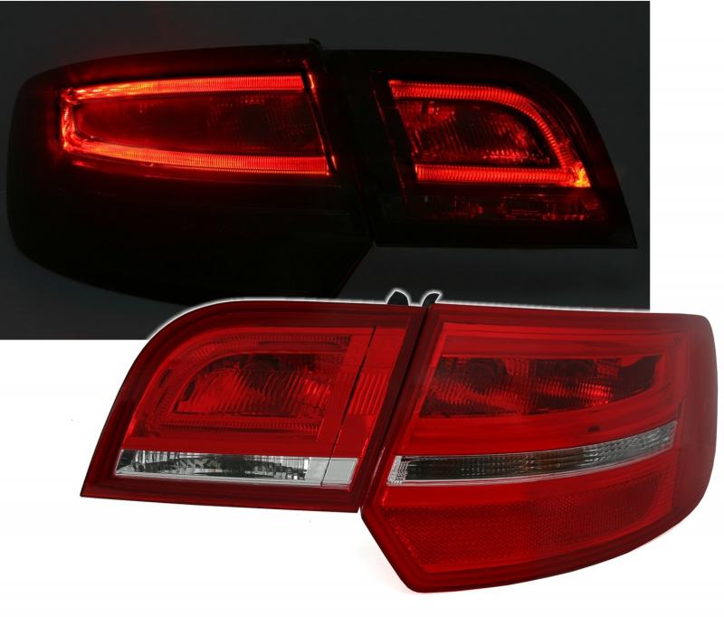 Zadnje LED luči Audi A3 8PA Sportback 04-08 rdeče V1