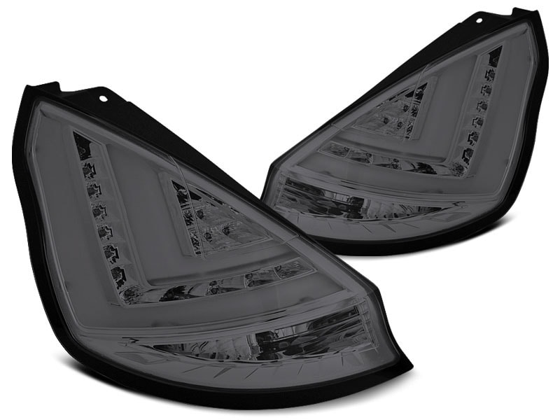 Zadnje LED luči Ford Fiesta MK7 HB 08-12 smoke