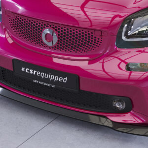 Cup spoiler lip with ABE for Smart fortwo 453 CSL519 Črna sijaj