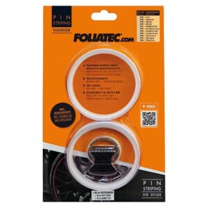 Pin Stripe Foliatec trak za platišča BELA barva