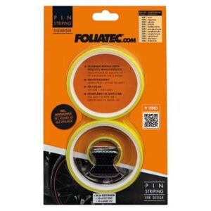 Pin Stripe Foliatec trak za platišča NEON RUMENA barva