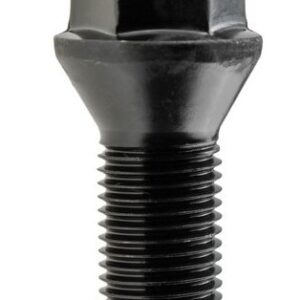 Vijak za platišče M14 x 1.5 x 35 mm konus črn