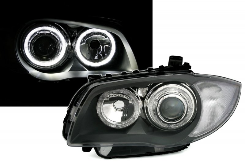 Angel eyes žarometi BMW Serija 1 E8_ siva V2