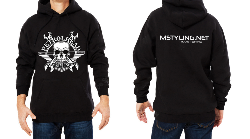 Pulover s kapuco Hoodie Mstyling.net 100% Tuning Petrolhead Moški - slika 2
