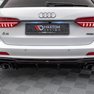 Difuzor + imitacija izpuha Audi A6 C8 S-Line 18- KROM