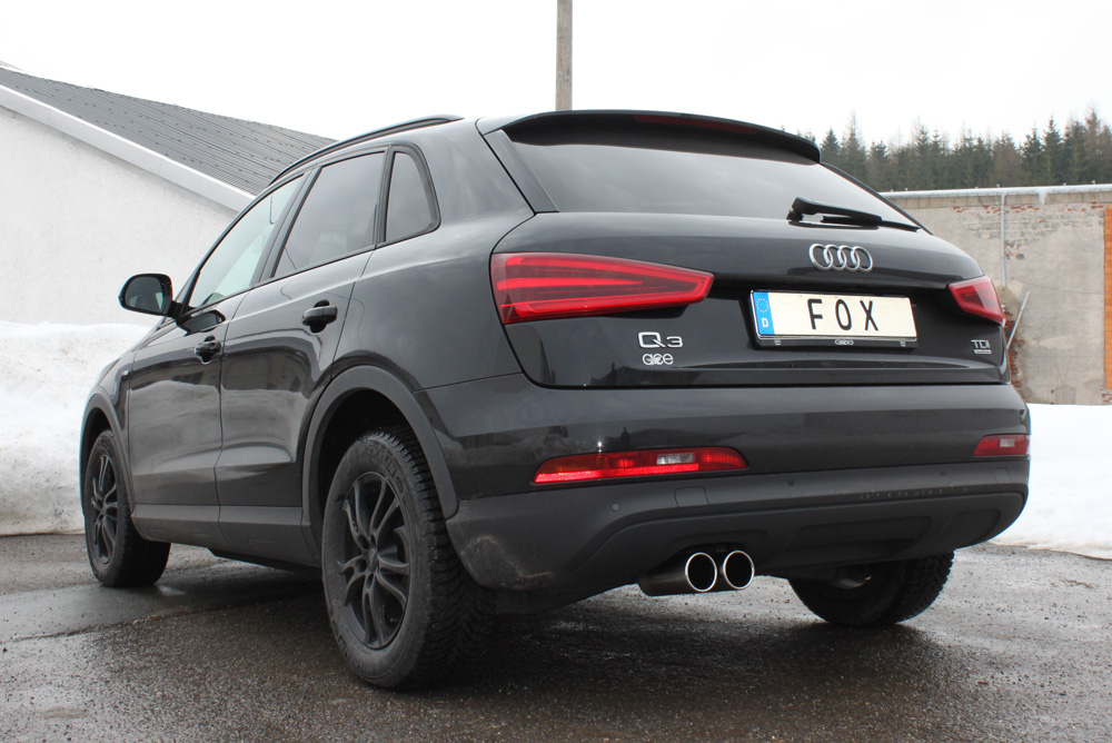 FOX zadnji izpušni lonec - 160x80 Tip 53 Audi Q3 quattro Dizel - slika 2