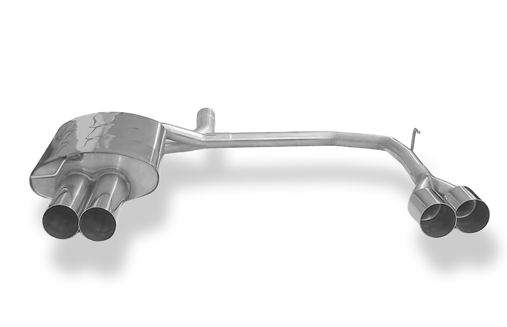 FOX zadnji športni lonec BMW E60/61 - 520i/ 523i/ 525i/ 530i izhod desno/levo - 2x90 Tip 10 desno/levo M5-Optik - slika 2